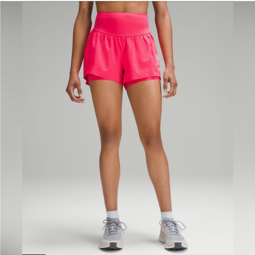 Lululemon Nulux Road to Trail High-Rise
Short  - 4" size 8 pink